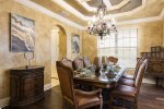 Celebrate special occasions in the elegant formal dining room